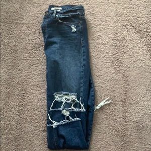 Ripped Blue Jeans